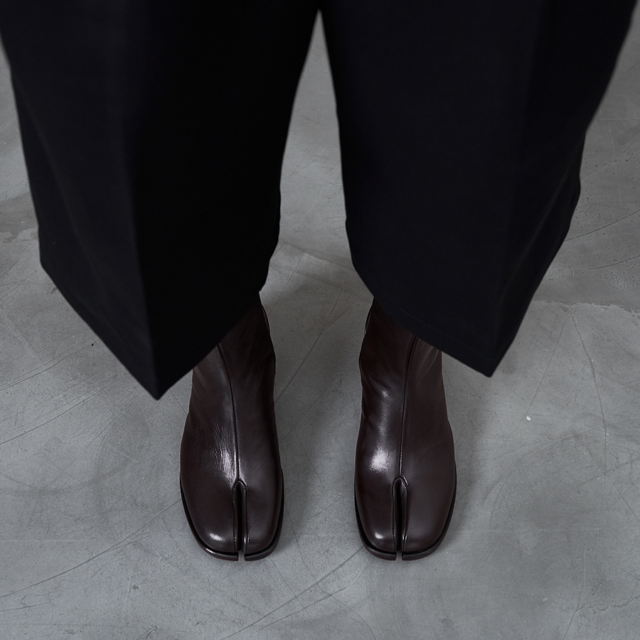 Giày Boots Tabi Nam TARMOR Da Bò Màu Nâu - Tabi Boots In Brown Leather