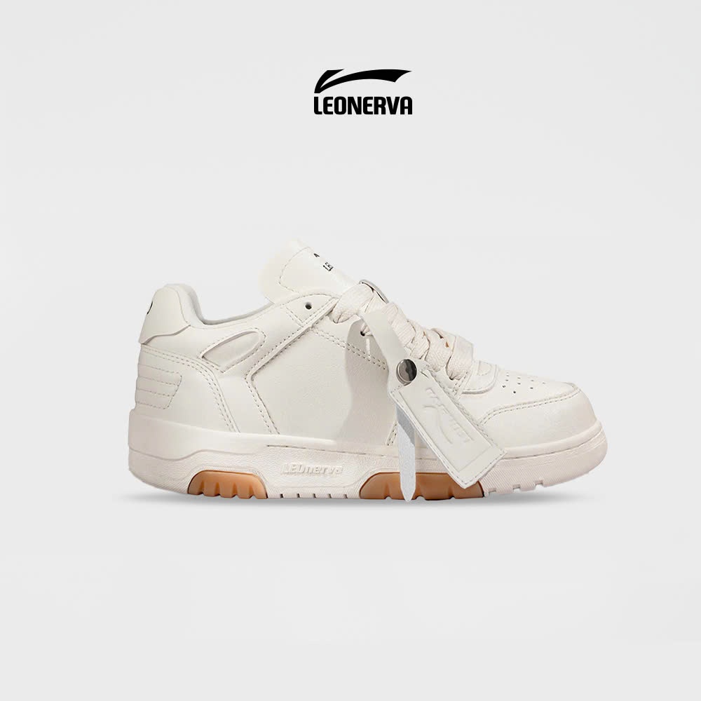 Link Sale (Hàng Lẻ Size) Giày Sneaker Unisex Leonerva 508 VS1 - Be Đế Kép Nâng Cấp [ Đế Hack Dáng Ca