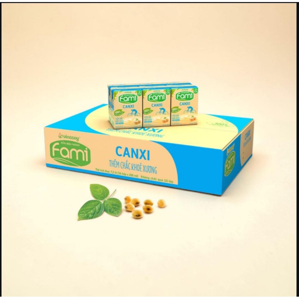 Sữa Fami canxi 1 thùng 36 hộp