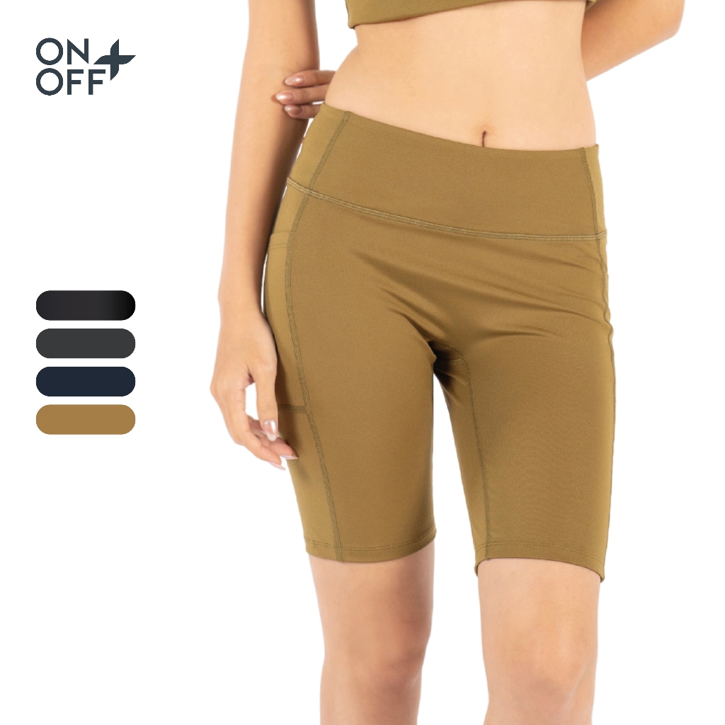 Quần legging gym nữ ONOFF co giãn 4 chiều, thấm hút tốt - 16BL23A047