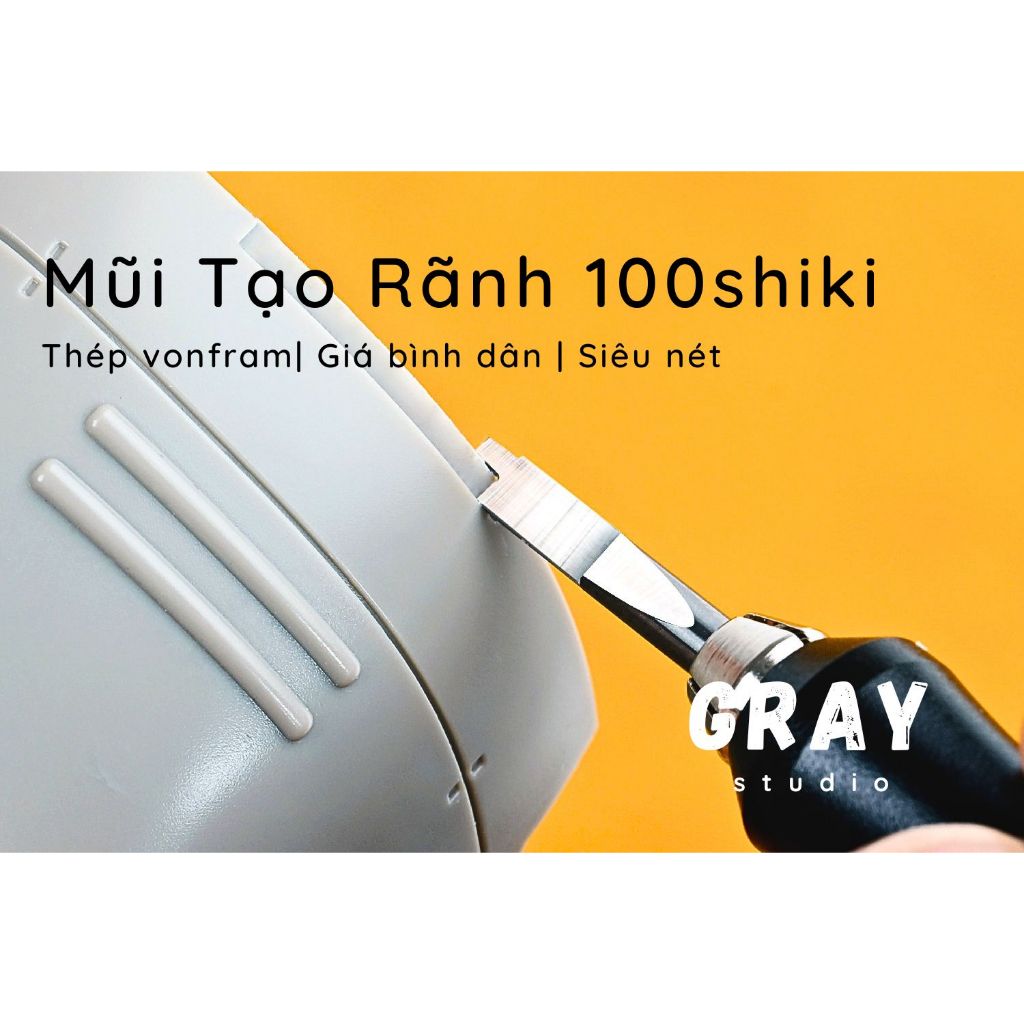 Mũi Tạo Rãnh 100Shiki – Tool Dặm Line, Khắc Panel Line Gunpla & Model Kit