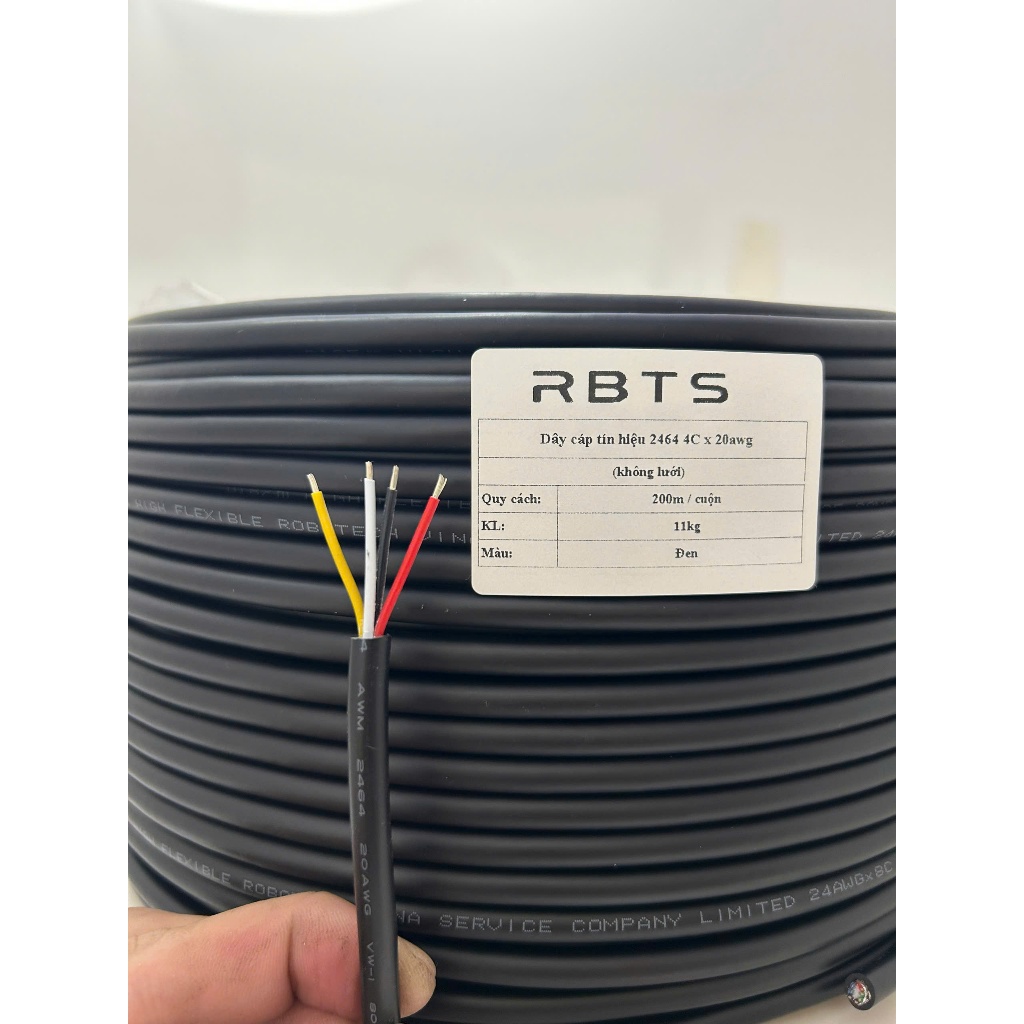 Dây cáp tín hiệu 4 lõi  2464 20awg, 22awg, 24awg, 26awg, 30awg