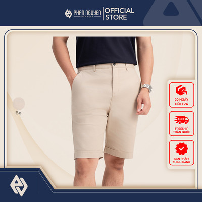 Quần short nam Phan Nguyễn, chất liệu cao cấp, thoáng mát, co giãn nhẹ, form slim fit QSD.202