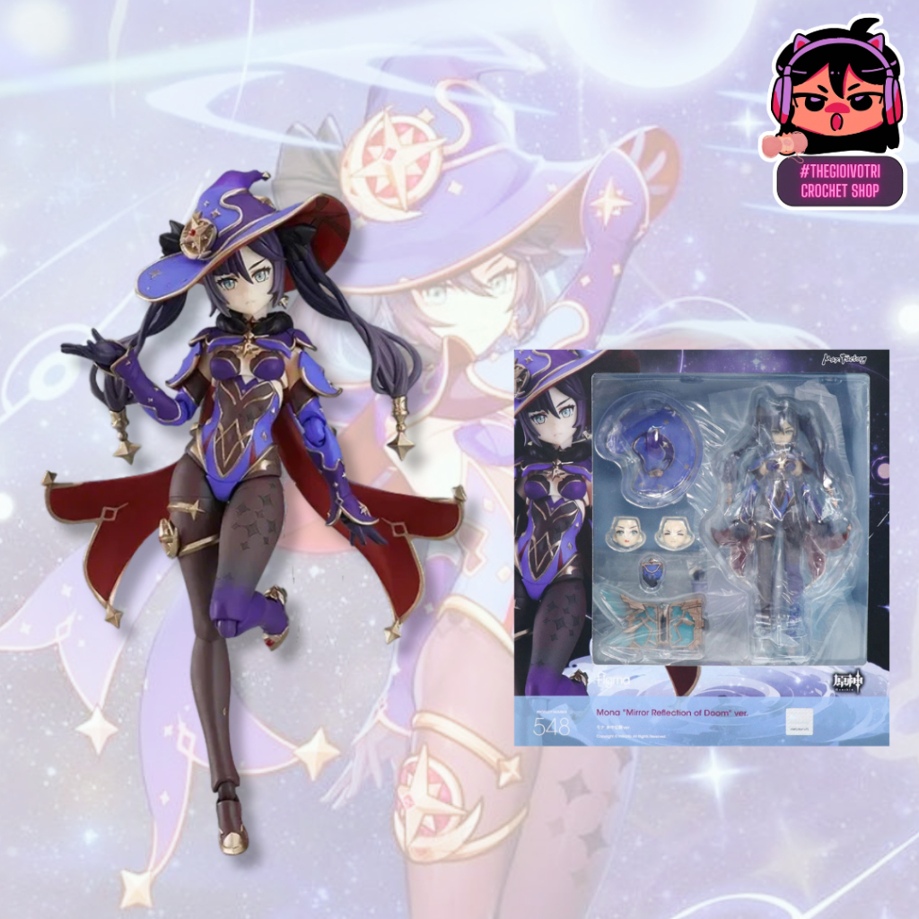 FIGMA 548 (AUTHENTIC) HIGH QUALITY ACTION FIGURE "MONA - GENSHIN IMPACT" (NEWSEAL)
