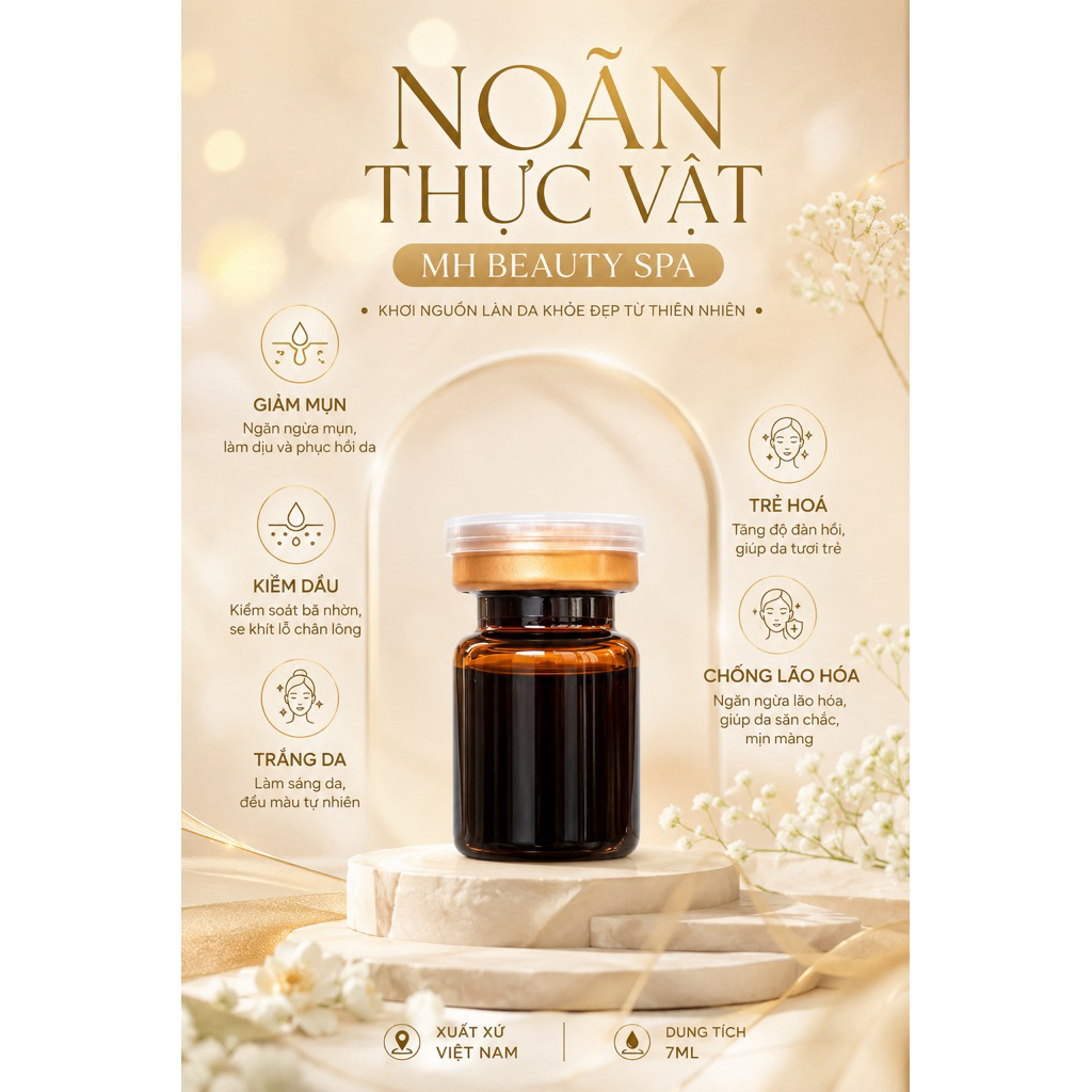 Noãn thực vật Mh Beauty spa ko tem ko vỏ hộp chuẩn spa