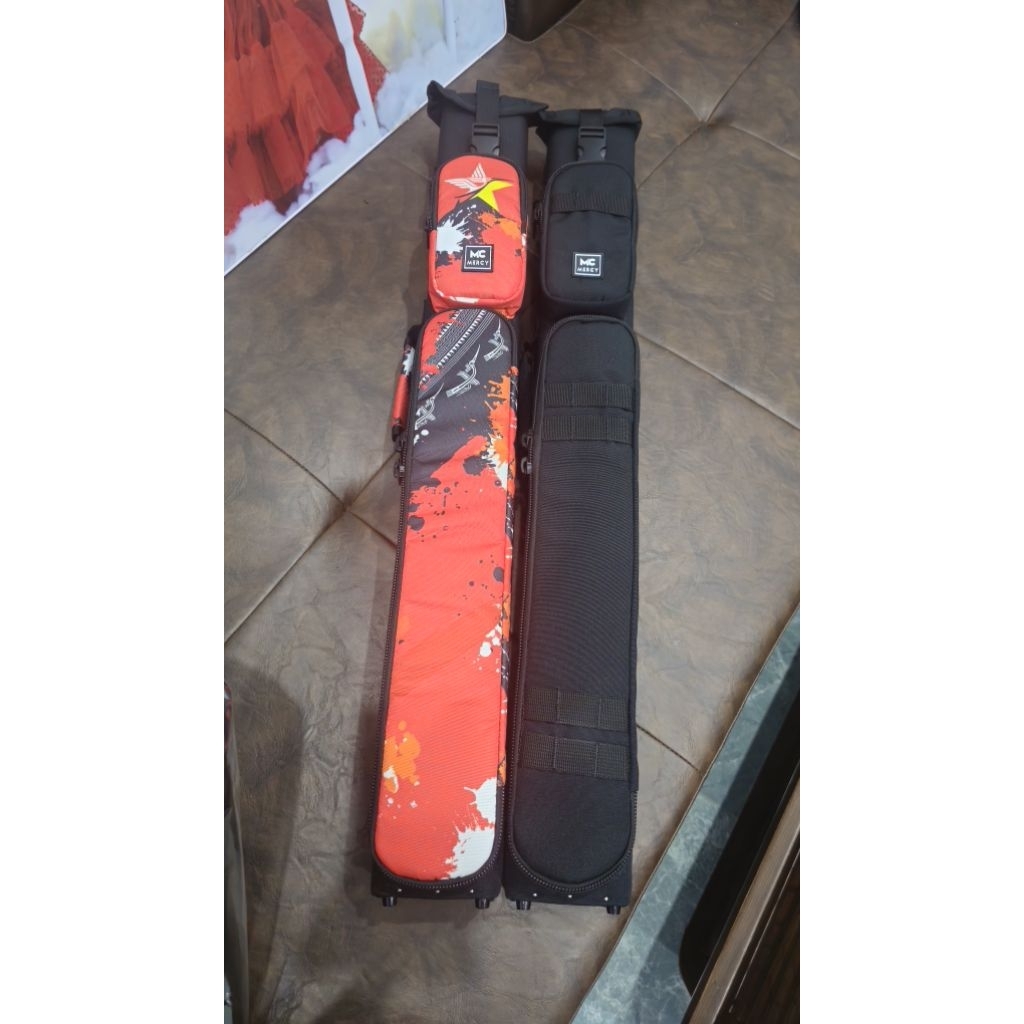 Bao đựng cơ Bida Mercy 2x3 2 dây đeo tiện dụng