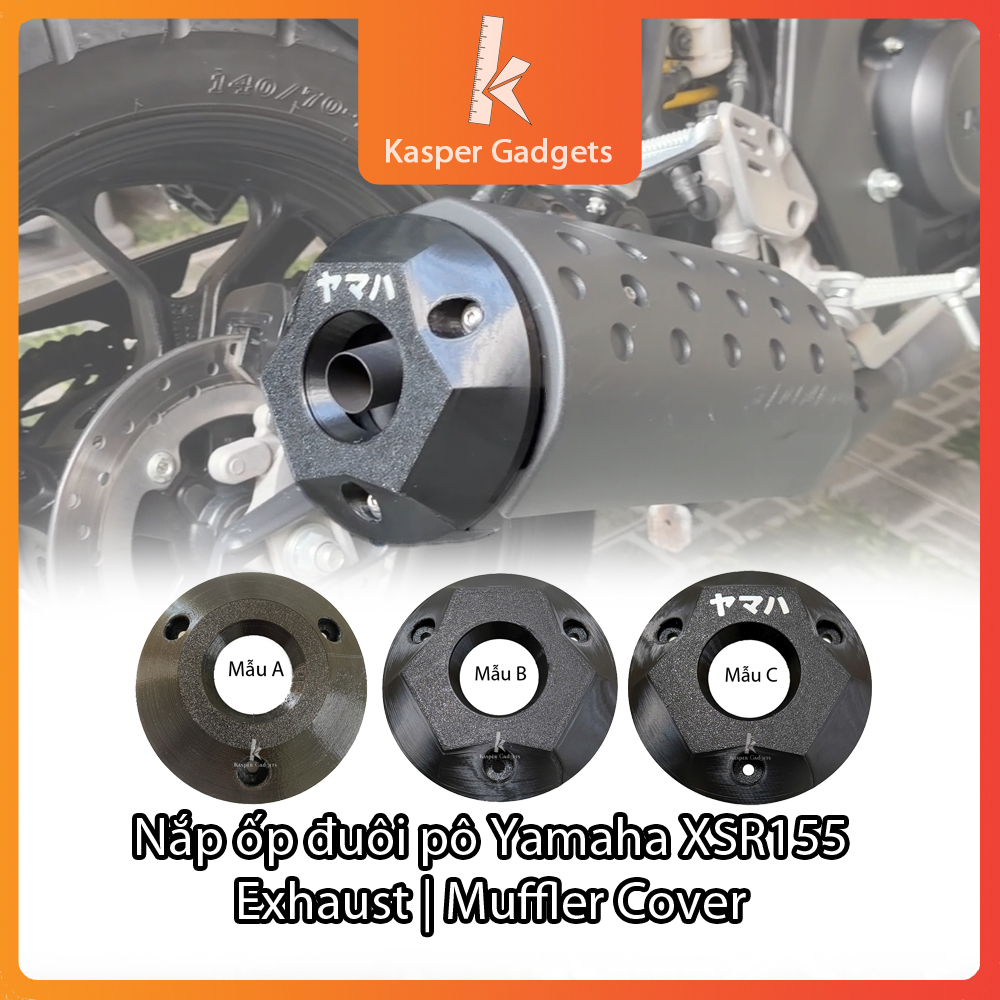 Nắp ốp đuôi pô Yamaha XSR155 Exhaust end cover / Muffler end cover