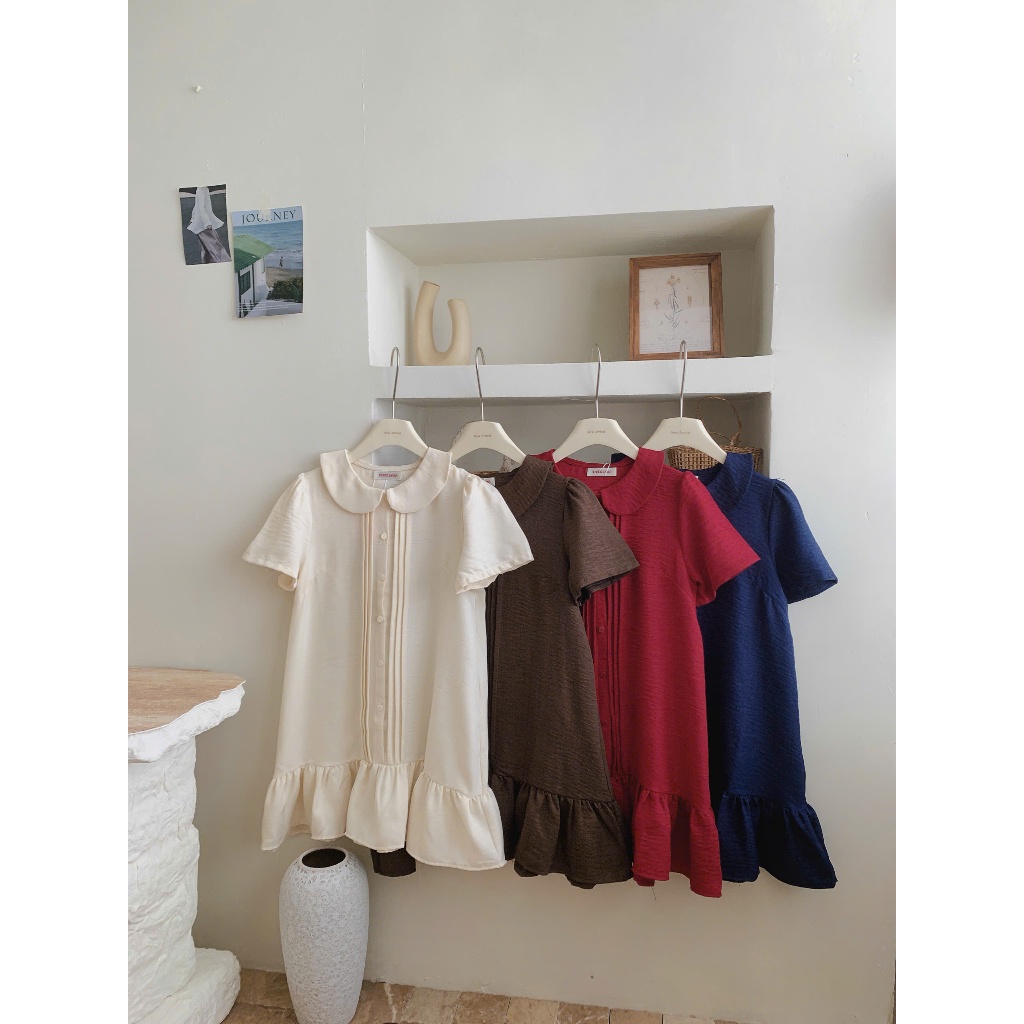 Váy babydoll XIXEOSHOP thắt eo xếp ly  nhẹ nhàng dáng xòe - V239 | BigBuy360 - bigbuy360.vn
