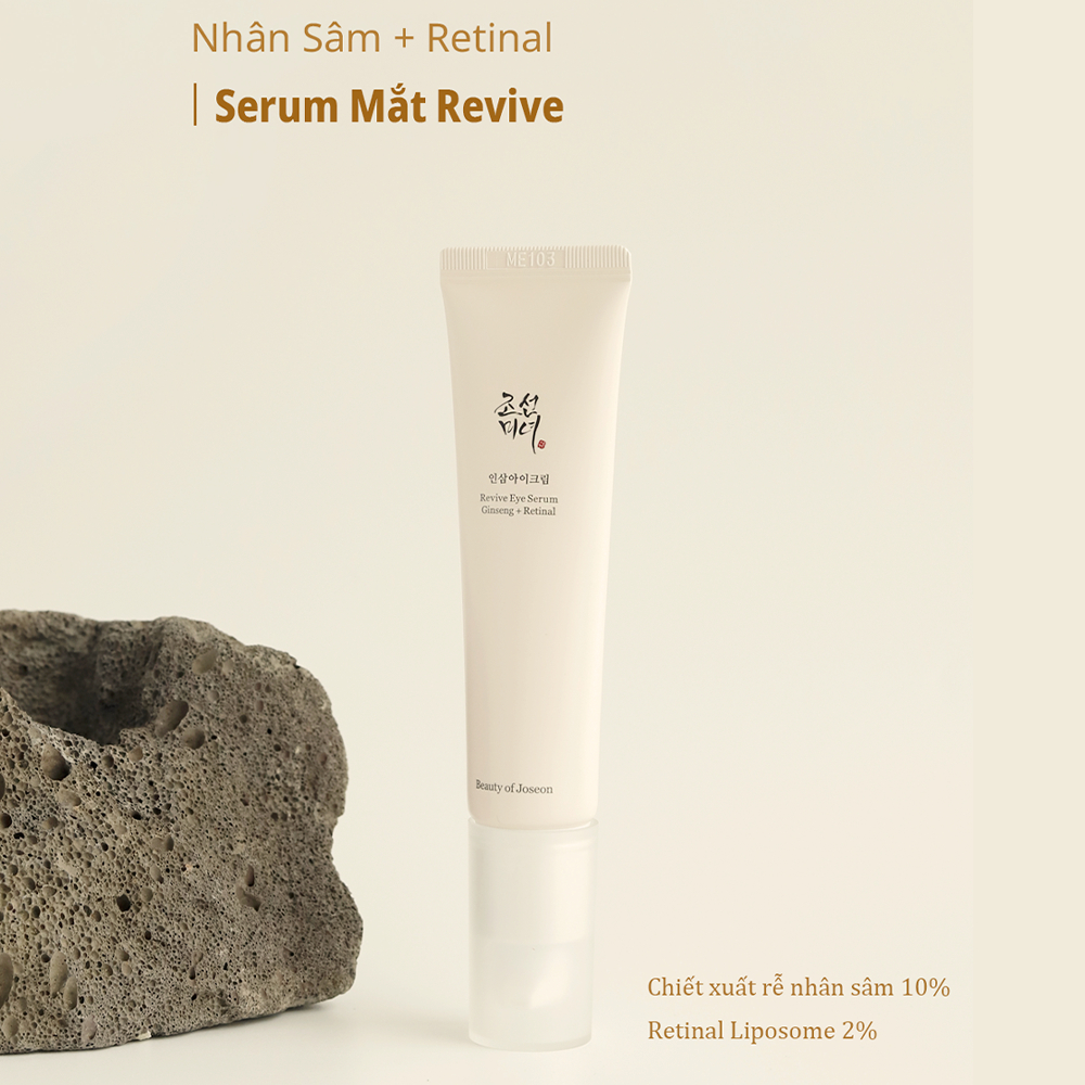 [HM] Serum mắt nhân sâm retinal giảm nếp nhăn Beauty Of Joseon Revive Eye Serum Ginseng + Retinal 30
