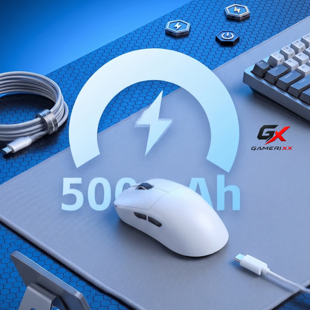 Chuột không dây Leobog GM3 - Mắt đọc PAW3311 - Polling rate 1k - Dung lượng pin 500mAh | BigBuy360 - bigbuy360.vn