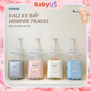 Valy cho bé đi du lịch kiêm xe đẩy gấp gọn tiện lợi Honper [babyUS]