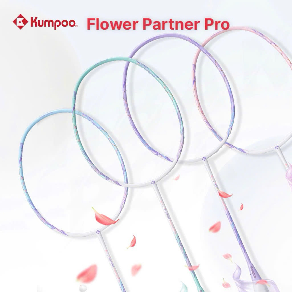 [ Chính Hãng]  Vợt Kumpoo Flower Partner Pro
