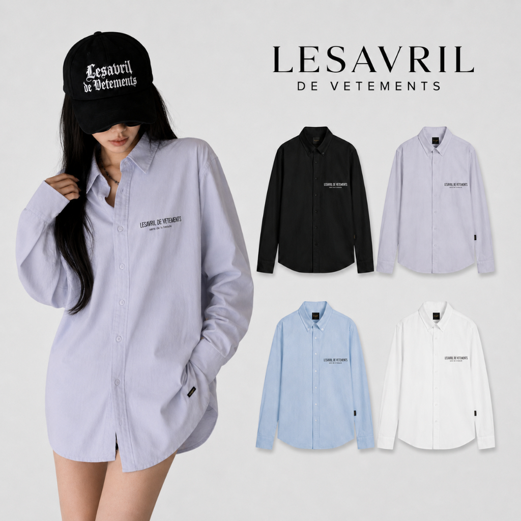 Áo Sơ Mi Dài Tay Cổ Button Down Essentiel Mango Shirt - Lesavril de Vetements