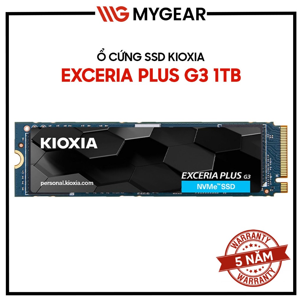 Ổ Cứng SSD Kioxia Exceria Plus G3 1TB / 2TB M.2 PCIe Gen4 x4 - Chính Hãng
