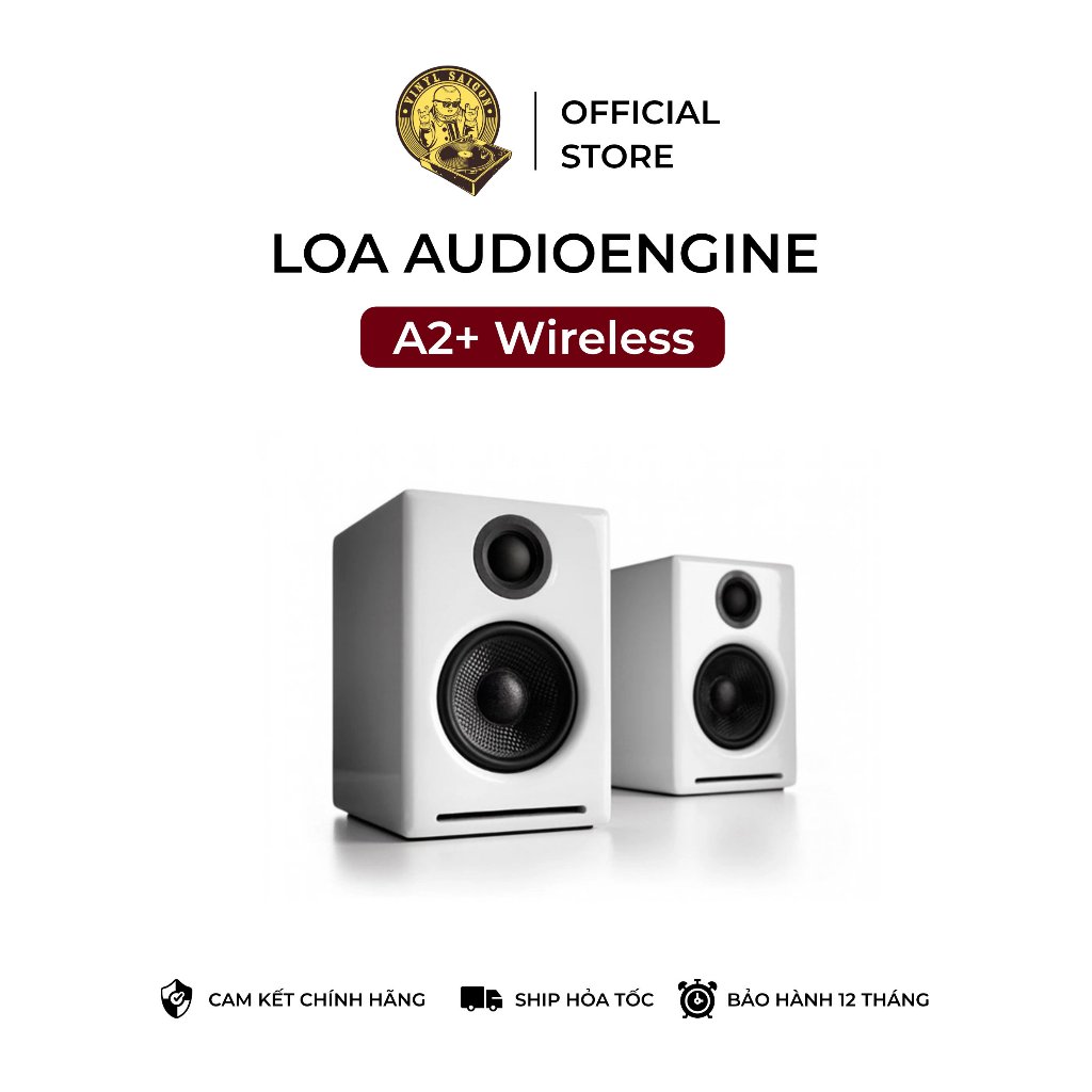 Loa active bookshelf Audioengine A2+ Wireless | Bảo hành 12 tháng