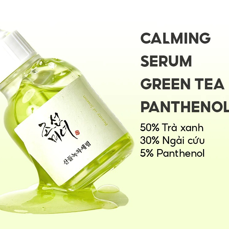 [HM] Tinh chất chiết xuất trà xanh BEAUTY OF JOSEON Calming Serum Green Tea + Panthenol 30ml [m]