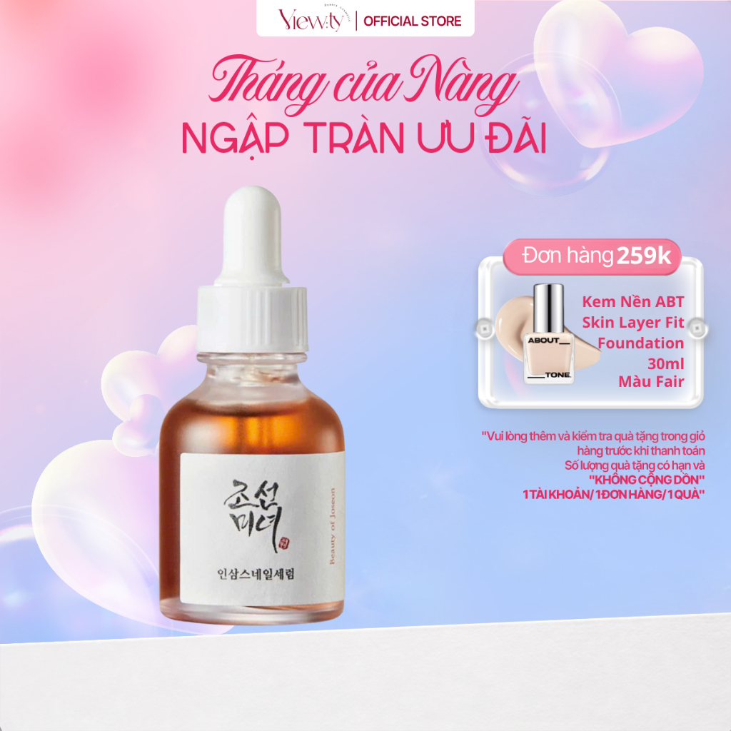 [HM] Tinh chất nhân sâm Beauty Of Joseon Revive Serum: Ginseng + Snail Mucin 30ml [m]