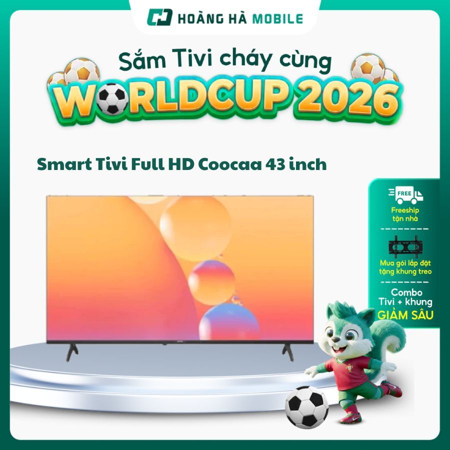 Tivi thông minh Smart Tivi Full HD Coocaa 43 inch 43S3U+ - Chính hãng