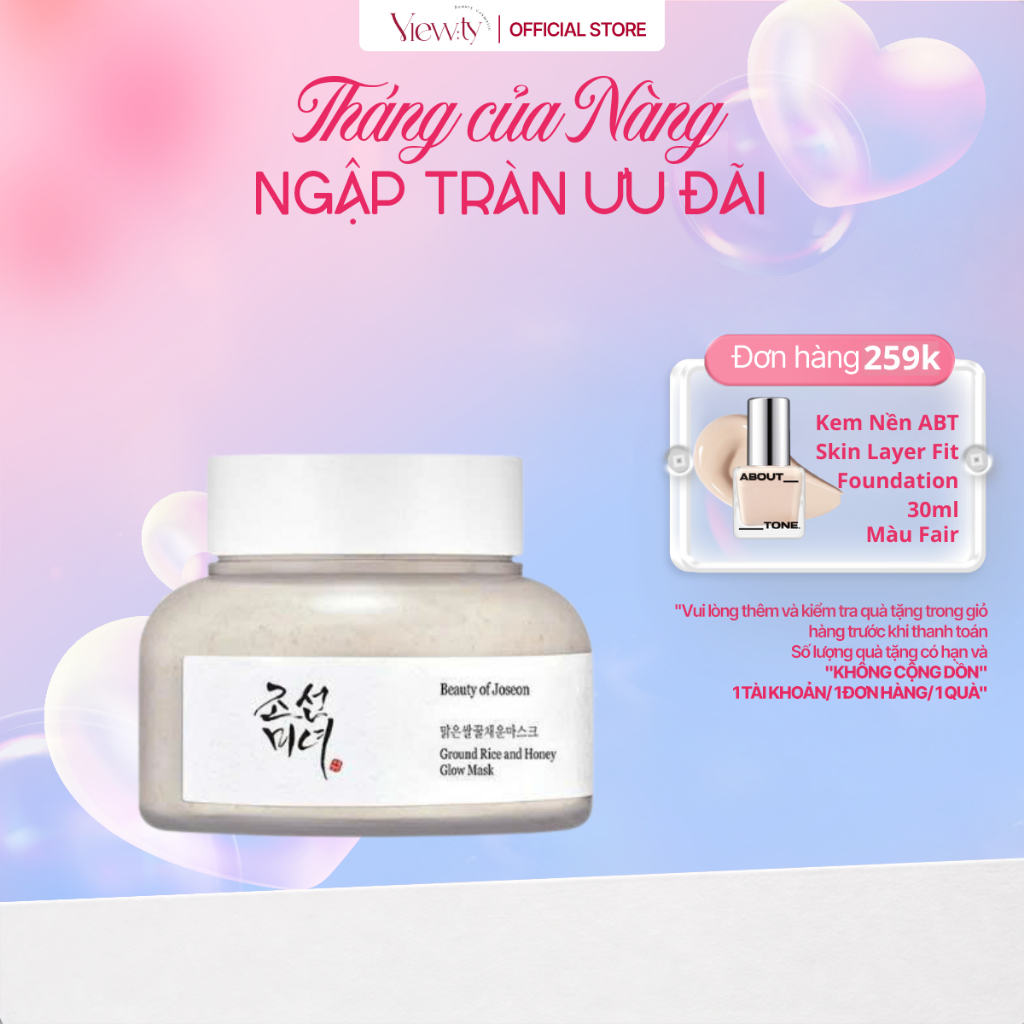 [HM] Mặt nạ gạo Beauty Of Joseon Ground Rice and Honey Glow Mask 150ml [m]