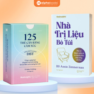 Combo Chữa Lành Toàn Diện: Sách Nhà Trị Liệu Bỏ Túi + 125 Thẻ Cân Bằng Cảm Xúc - Zimmerman, Kiki Fehling - Medinsights