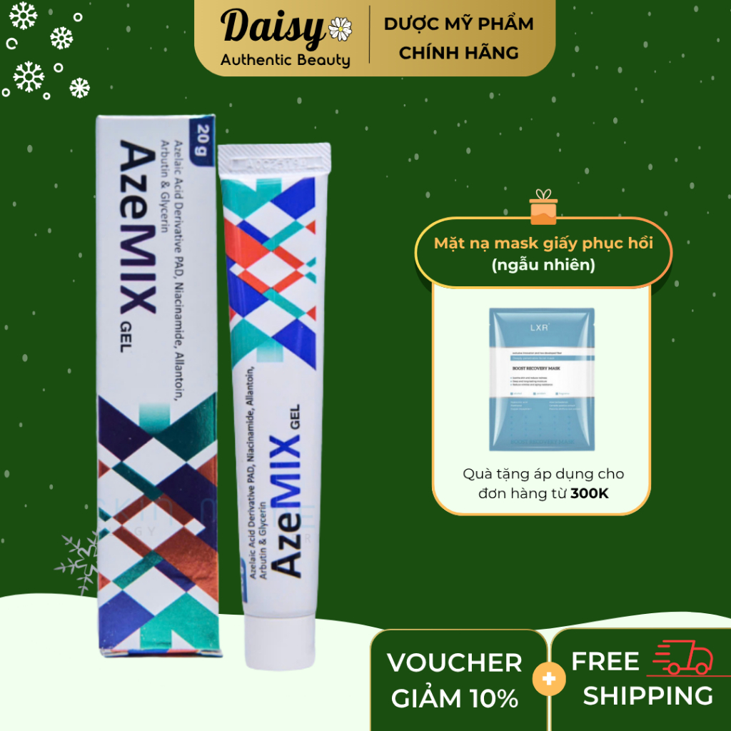 Chấm mụn AzeMIX gel Azelaic Acid 20g | Daisy Authentic