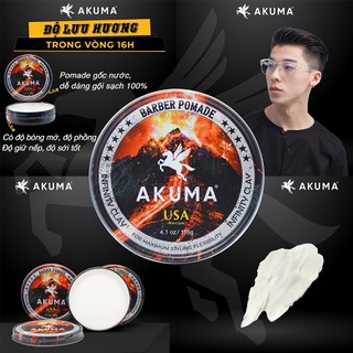 Combo Sáp vuốt tóc Akuma 56gr và Gôm 390ml Chính hãng