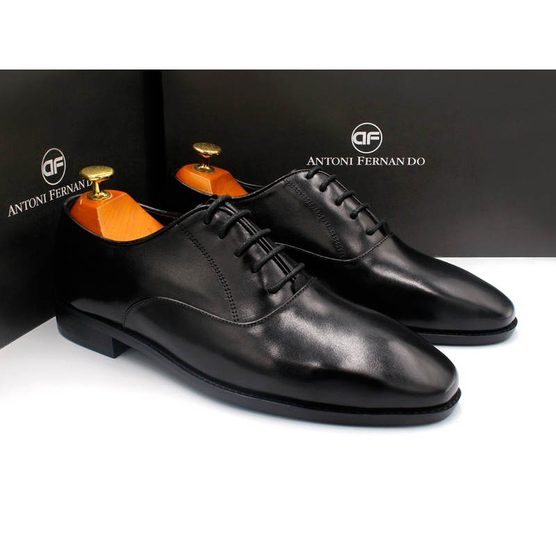 Giày Công Sở Oxford Nam Da Bò Ý Đế Phíp Handmade Antoni Fernando 3508
