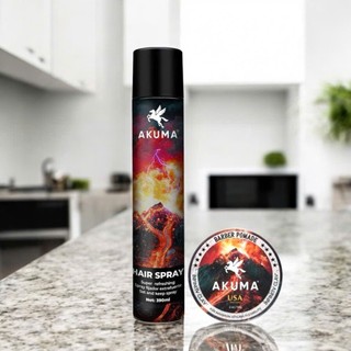 Combo Sáp vuốt tóc Akuma 56gr và Gôm 390ml Chính hãng