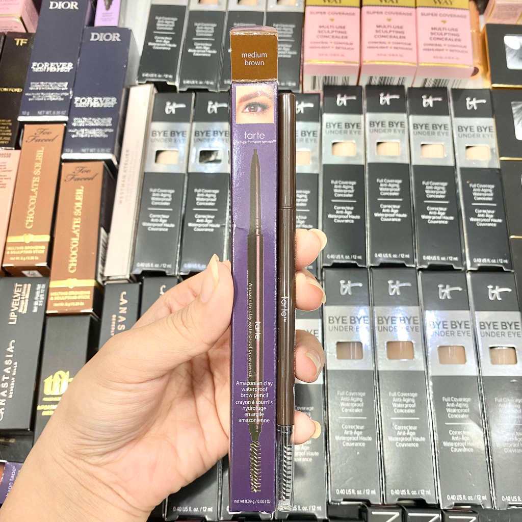 Tarte Cosmetics - Chì kẻ mày kiềm dầu Tarte Cosmetics Amazonian clay Waterproof Brow Pencil 0.09g