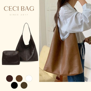 ( Kèm ví nhỏ ) Túi tote da nữ basic túi đeo vai túi đi làm đi học vừa A4 túi 1465