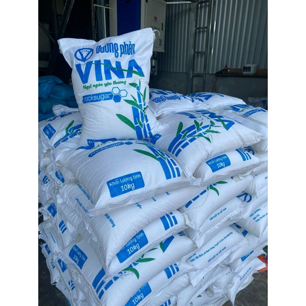 Đường phèn kim cương hiệu vina (chiết lẻ túi 1kg)