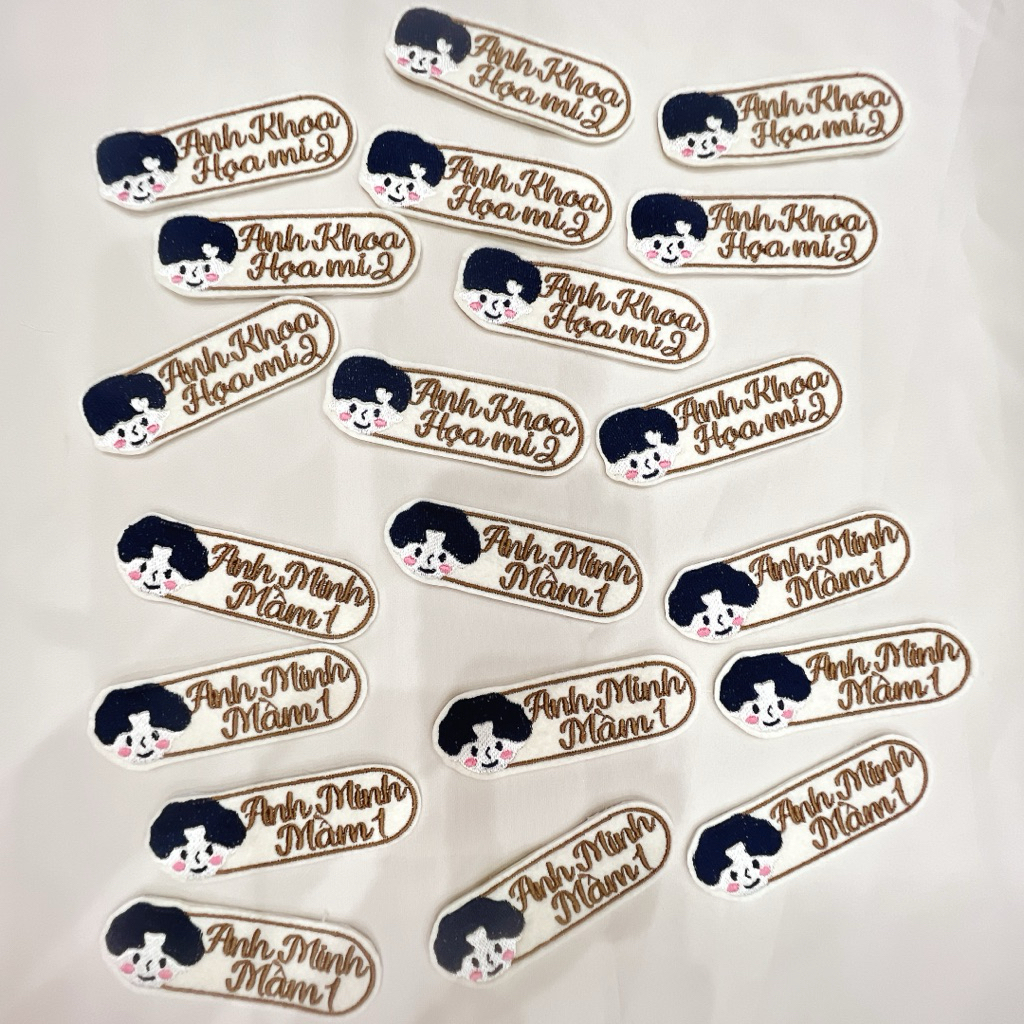 Patch ủi Thêu Riêng theo yêu cầu