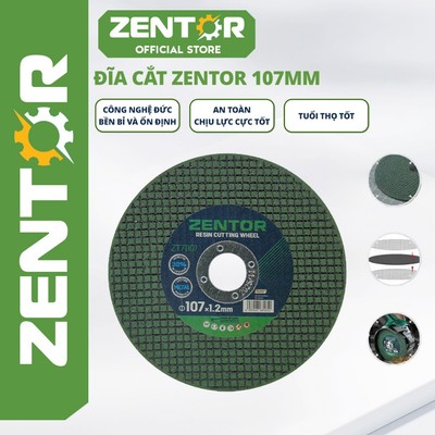 [Bộ 25 Viên/50 Viên] Đá cắt kim loại ZENTOR 107x1.2mm siêu bén, chống vỡ, lâu mòn
