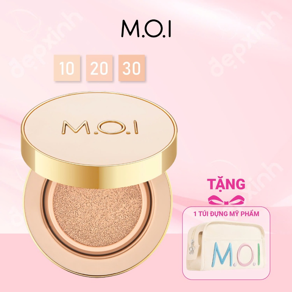 [TẶNG TÚI MP] Phấn nước M.O.I Premium Baby Skin Cushion