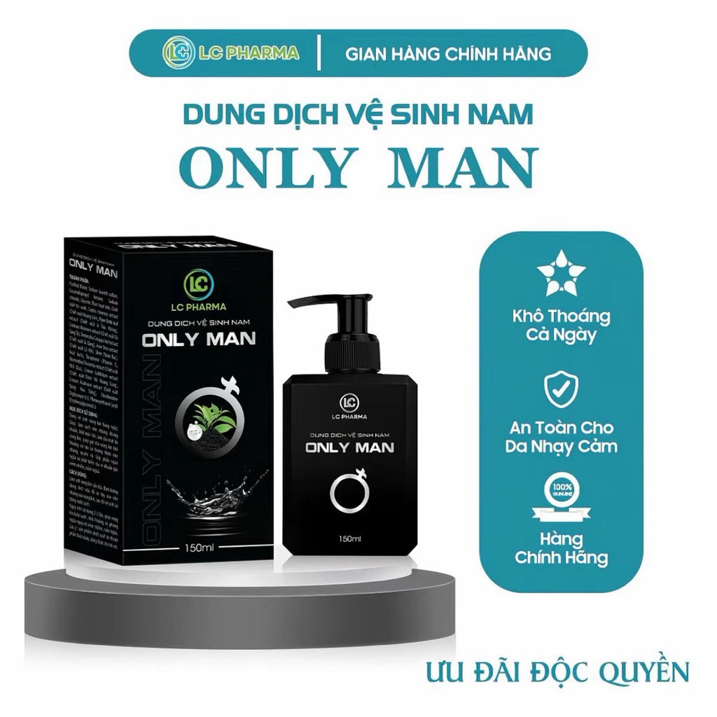 Dung Dịch Vệ Sinh Nam ONLY MAN - LC PHARMA ( có che tên ) SALE