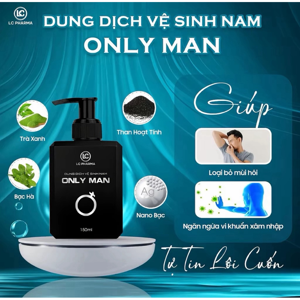 dung dịch vệ sinh nam giới Only Man , LC Pharma