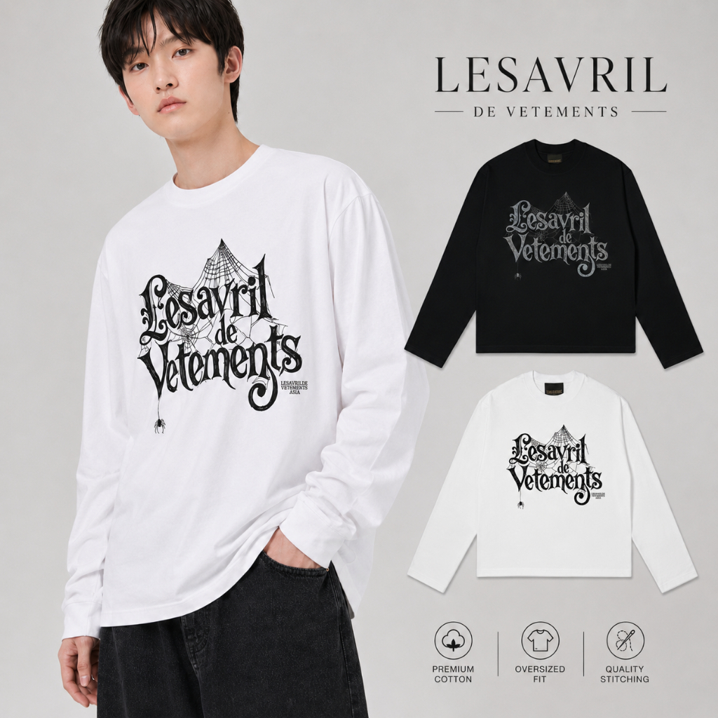 Áo Thun Dài Tay La Veuve Long Sleeve T-Shirt - Lesavril de Vetements