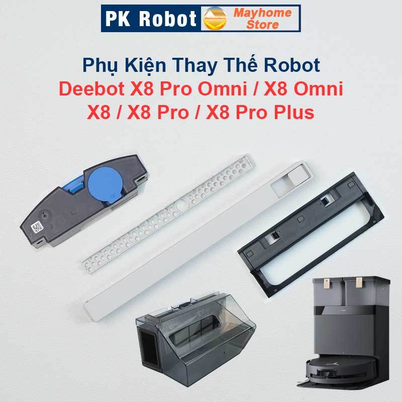 Phụ Kiện Thay Thế Robot Deebot X8 Pro Omni, X8 Omni, X8, X8 Pro, X8 Pro Plus/ thanh gạt nước, nắp ch