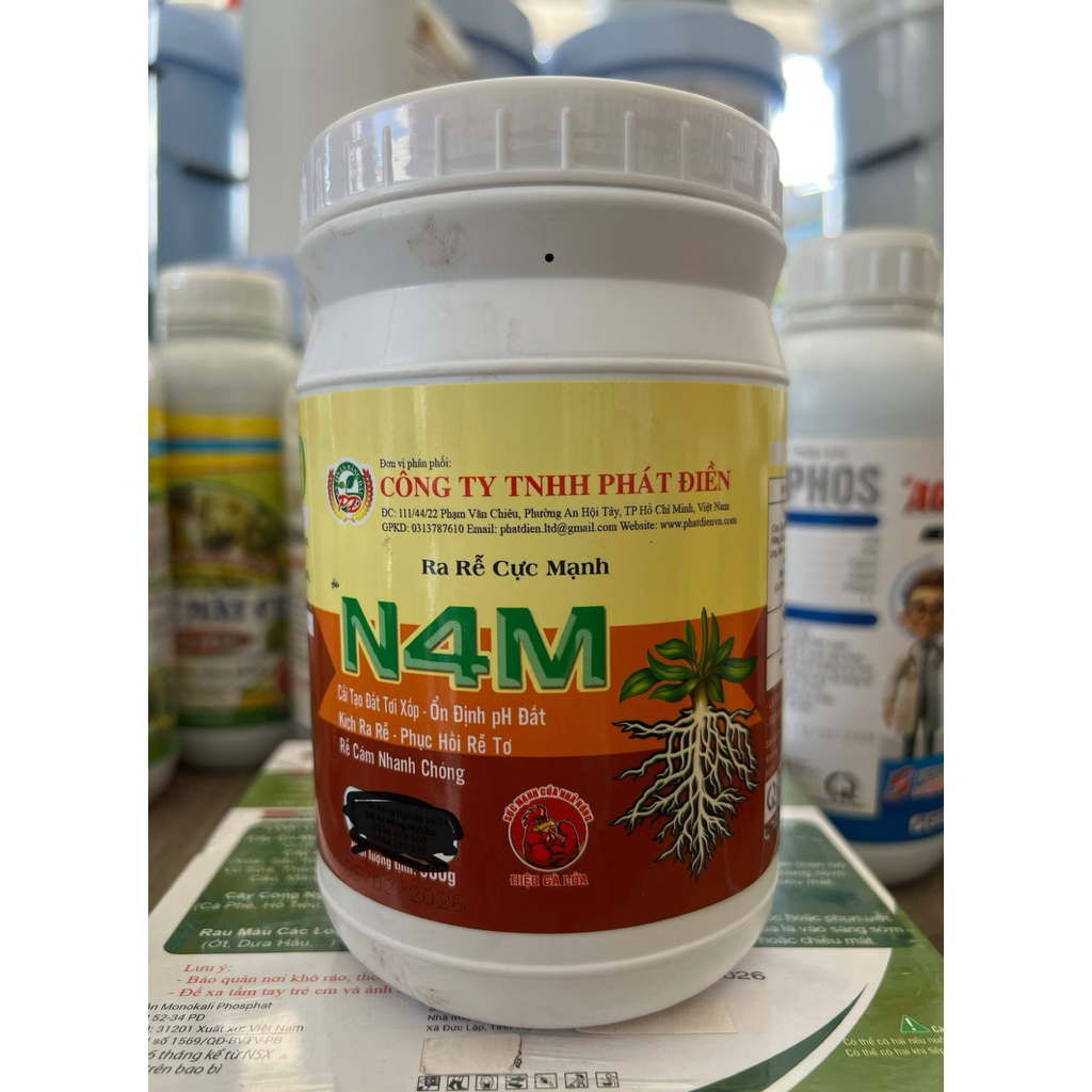 N4M kích ra rễ cực mạnh hộp 500g pha 400lít