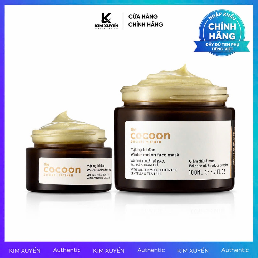 Mặt Nạ Bí Đao Cocoon Winter Melon Face Mask Skincare