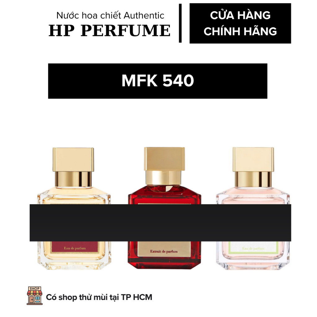 Nước Hoa Unisex MFK 540 Extrait – Hương Ngọt Ấm Sang Trọng Quyến Rũ – Chiết 2ml 5ml 10ml