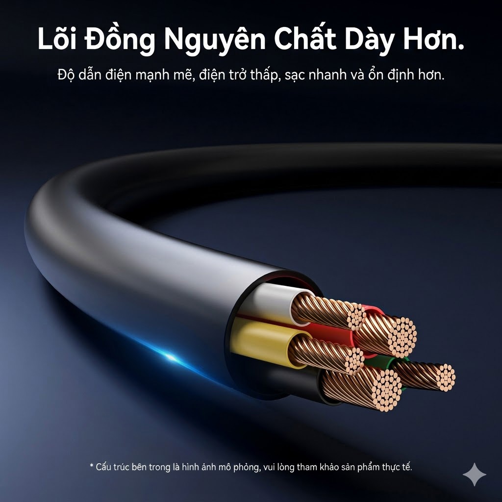 Cáp Sạc Nhanh USB-C 60W Vention PD 3A,Cáp Type C Truyền Dữ Liệu 480Mbps Cho Điện Thoại Laptop Tablet | BigBuy360 - bigbuy360.vn