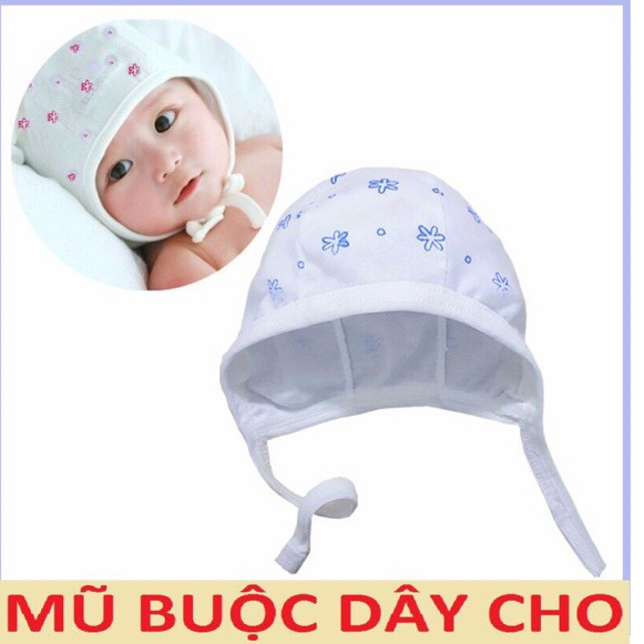 Mũ sơ sinh cotton mềm mịn