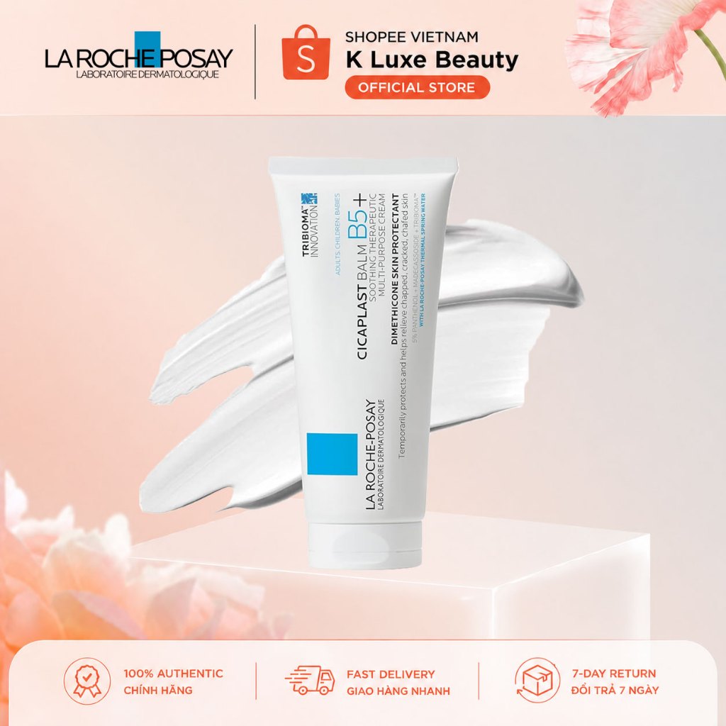 Kem Dưỡng Phục Hồi Da La Roche Posay Cicaplast Baume B5/B5+, Kem B5 La Roche Posay Dưỡng Ẩm Làm Dịu 