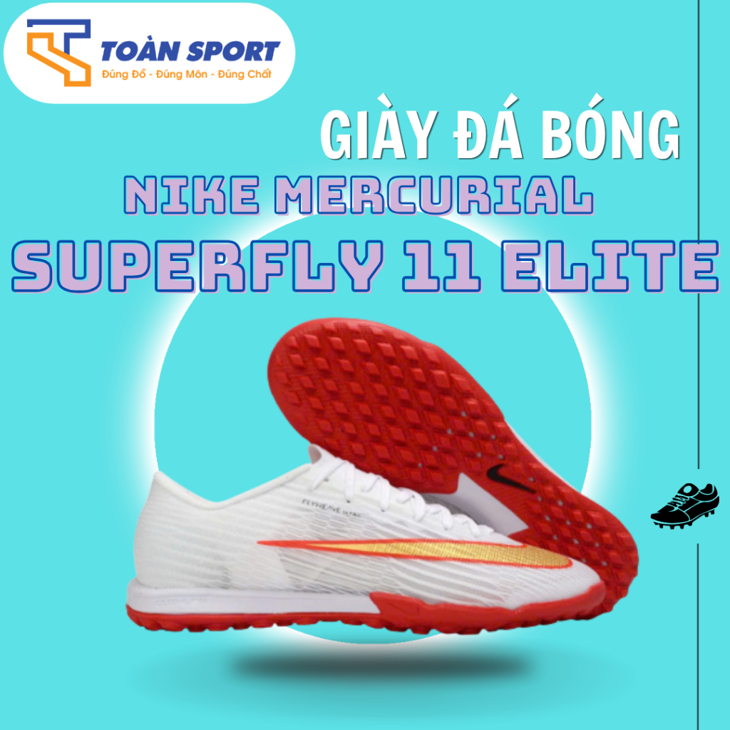 Giày Đá Bóng Nike Mercurial Superfly 11 Elite – Siêu Nhẹ, Bám Sân Cực Tốt Kiểm Soát Bóng Chuẩn