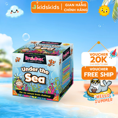 Đồ Chơi Giáo Dục BrainBox Under The Sea Cho Bé Khám Phá Đại Dương Rèn Trí Nhớ 4+