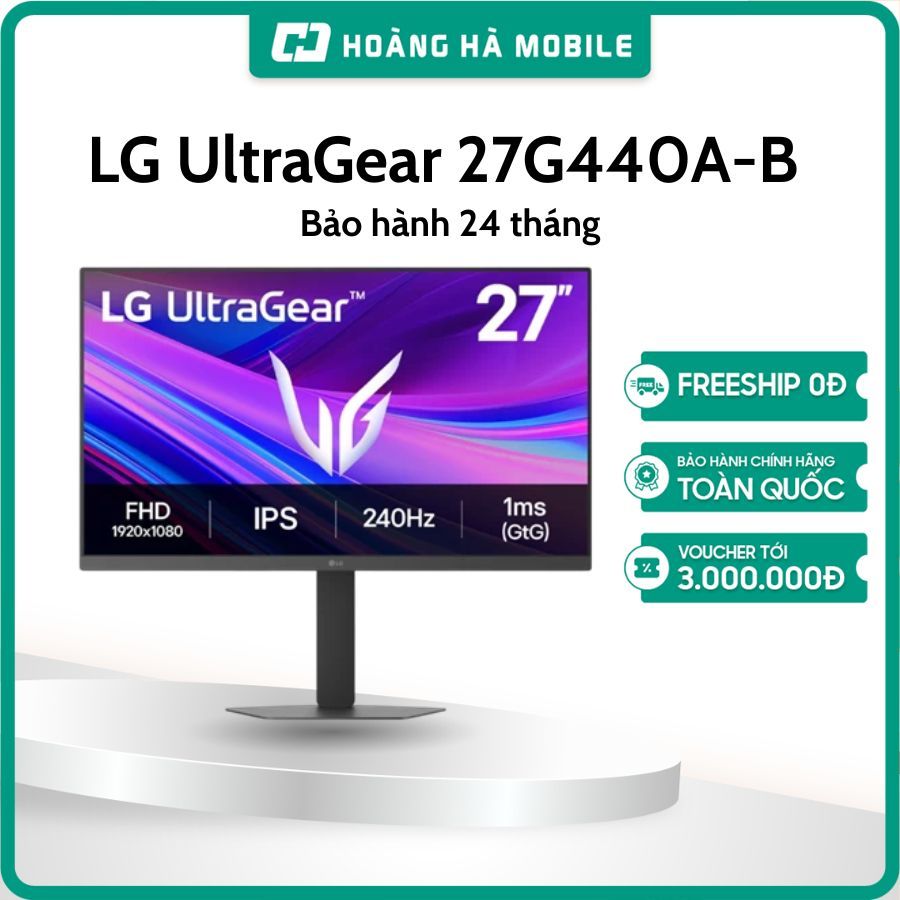 Màn hình Gaming LG UltraGear 27G440A-B (27 inch/FHD/IPS/240HZ/1mS) - Chính hãng