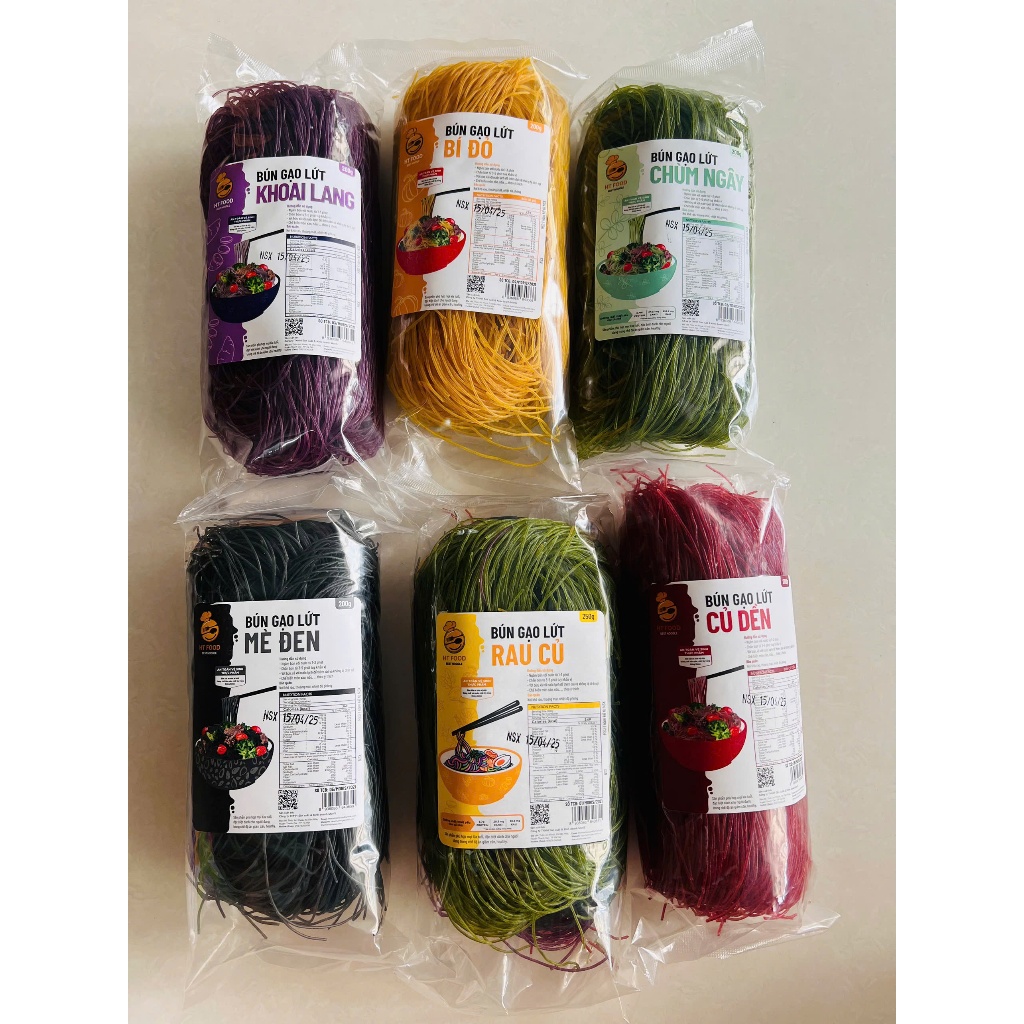 Bún Gạo Lứt Rau Củ HT Food 250g