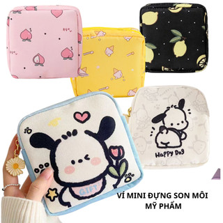 Túi ví mini đựng băng vệ sinh, son môi, mỹ phẩm du lịch nhỏ gọn chống thấm nước