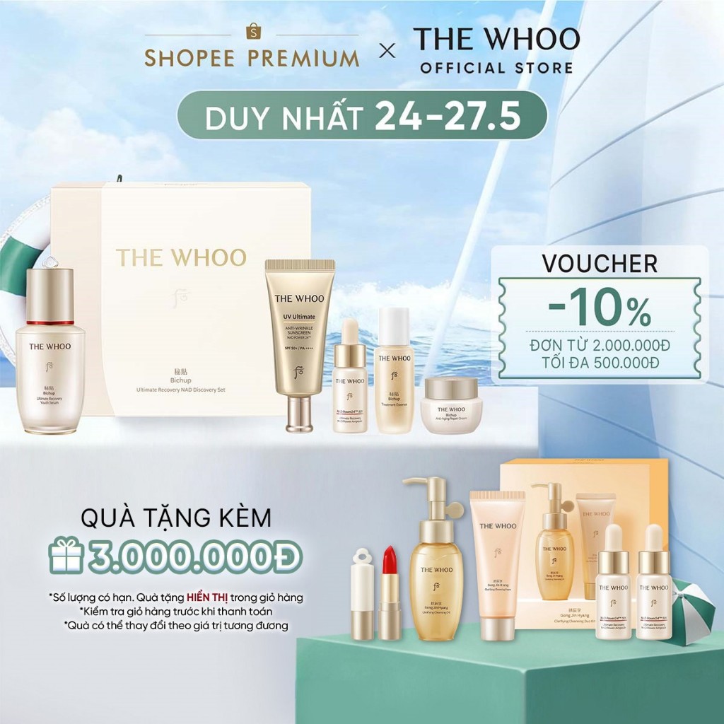 [THE WHOO OFFICIAL] Bộ tinh chất tự sinh chống lão hóa Bichup Ultimate Recovery Youth Serum | BigBuy360 - bigbuy360.vn